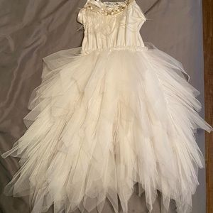 Tulle flower girl dress